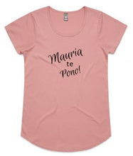Load image into Gallery viewer, Mauria te Pono Women&#39;s T-Shirt - Mana Collective