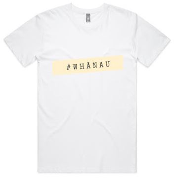 Customised Whānau T-Shirt - Light - Mana Collective
